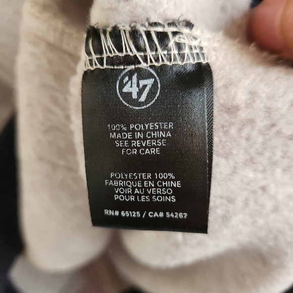 Seattle Seahawks NFL Football Lined 1/4 Zip Sweatshirt Mens Small‎ - Picture 7 of 8